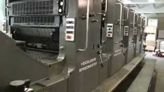 Heidelberg Speedmaster SM 72 FPP year 1988  offset printing machine [upl. by Fawnia]