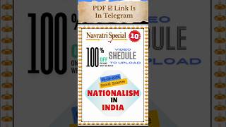 Nationalisms in India class 10 social science handwritten notes shorts ytshorts [upl. by Frechette]