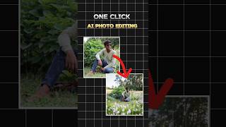 One click photo editing in hypic app AI photo editing tutorial hypic photoediting shorts [upl. by Idaf]