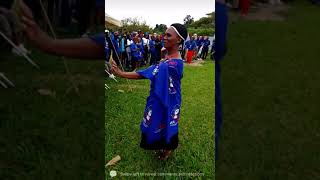 Hon LaZwide dances with imbokodo at SWALIMO celebrations [upl. by Haimrej913]