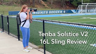 Tenba Solstice V2 16L sling camera bag review [upl. by Allyson]