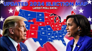 STUNNING 2024 Election Map in ALL 50 STATES  Kamala Harris Win  FINAL Map Just DAYS Before Big Day [upl. by Brey]