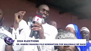 DR KABIRU FILE NOMINATION FOR WALEWALE MP RACE [upl. by Lilak]