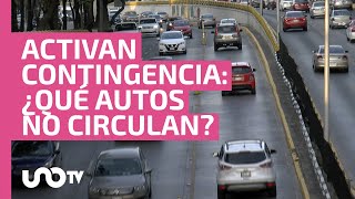 Activan contingencia ambiental qué carros no circulan el domingo 24 de marzo [upl. by Adlesirg]