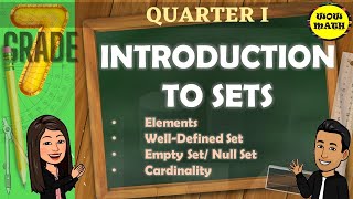 INTRODUCTION TO SETS  GRADE 7 MATHEMATICS Q1 [upl. by Amirak]