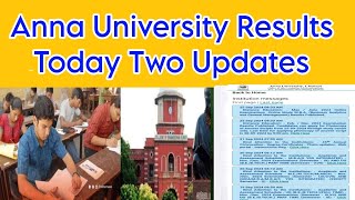 Anna University Results Published For Online And Distance Anna University Latest Updates 👍 [upl. by Ailecnarf]