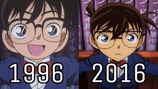 Detective Conan 1996 amp 2016 Comparison [upl. by Allenotna]