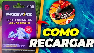 ✅️ COMO RECARGAR DIAMANTES CON TARJETAS DE REGALO DE FREE FIRE ✅️  EN MENOS DE 5 MINUTOS [upl. by Velda]