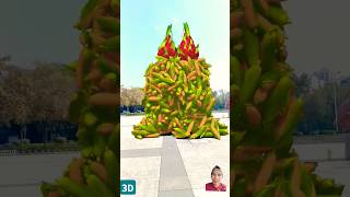 Fruit 3D best animasi shorts vfxhd shortvideo animasi3d yputubeshorts satisfying music [upl. by Rodge]