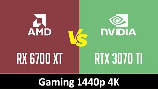 RX 6700 XT vs RTX 3070 TI [upl. by Furr817]