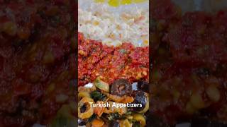 Turkish Appetizers mezzeplatter appetizer ytshorts [upl. by Baggett182]