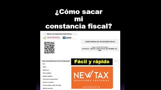 Como sacar mi CONSTANCIA DEL SAT fácil y rápido  cedula de identificación fiscal [upl. by Onairpic]