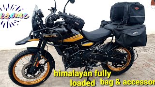 himalayan 450  himalayan 450 accessories himalayan 450 fully loaded [upl. by Atteiram352]