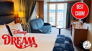 BEST Disney GTY Cabin  HUGE Disney Dream Deluxe Family Oceanview Stateroom with Veranda  6136 [upl. by Polly13]