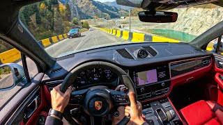 Aggressive POV mountain Drive on 500hp MONSTER Porsche GTS [upl. by Inimak970]