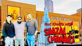 Shazal bhai ky sath Burj Khalifa 🤩  Ducky style 🦆🐣 🙏 Hamza v nal 🧲  4K [upl. by Hcab]