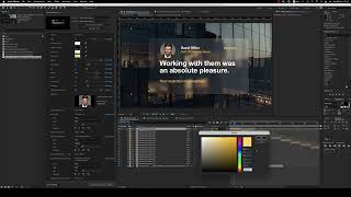 Testimonials Glass Pack AE Tutorial After Effects Template [upl. by Aihsiyt]