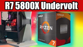 Undervolt your Ryzen 7 5800X for more FPS and Lower Temperature [upl. by Naux]