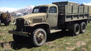 1944 GMC CCKW 25 Ton Vintage Cargo Truck on GovLiquidationcom [upl. by Orlando]