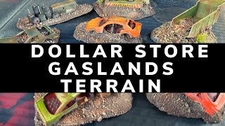 GASLANDS REFUELLED AffordableTerrain and Greeblies For Post Apocalyptic Vehicle Mayhem Dollar Store [upl. by Sherill]