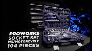 Proworks Socket Set MX amp MC 104 Pieces [upl. by Norat]