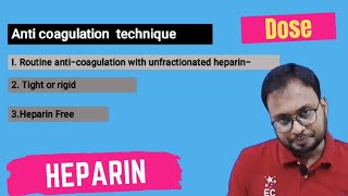 Heparin dose or Anticoagulation calculation and techniques [upl. by Ellenhoj]