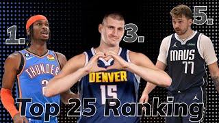 Ranking The Top 5 NBA Players 202425 Top 25 Series 33 [upl. by Ermanno]