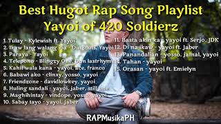 Yayoi of 420 Soldierz Playlist Nonstop  Best Hugot Rap Song Playlist All song of 420 Soldierz 2021 [upl. by Adnuhsor]