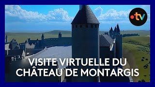 La visite virtuelle du château de Montargis disparu [upl. by Sigismondo]