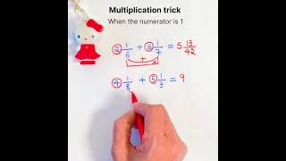 Multiplication trick maths tricks [upl. by Aneema370]