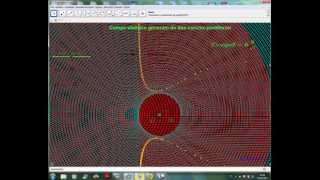 Campo elettrico Animazione [upl. by Nomar799]