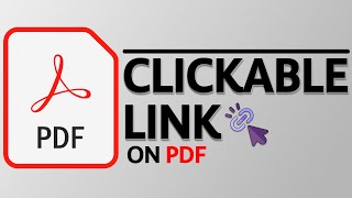 How to Add Clickable Link in PDF File  Tutorial [upl. by Terrel]