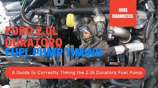 Ford 20l Duratorq Fuel Pump Timing Guide [upl. by Shevlo]