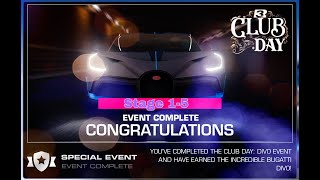 Full Club Day Bugatti Divo Stage 15 [upl. by Rehpotsirhcnhoj]