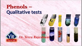 Phenols  Qualitative tests  Qualitative tests of Phenols  YR Pharma Tube  Dr Yerra Rajeshwar [upl. by Skolnik53]