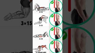 Sway Back Posture Correction Exercises  workout posturecorrection [upl. by Cutty]