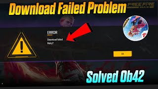 😥 Download Failed Retry Free Fire  Free Fire Loading Problem Today  Error Download Failed Retry [upl. by Ahsenahs]