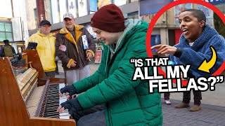 I Played MEME SONGS On Piano In Public [upl. by Virgy]