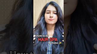 Parlor Like Hair Spa Free at Home✨reels GlassShineHair StraightHair NaturalHairCare [upl. by Anavi]