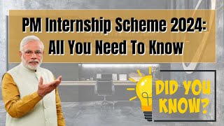 PM Internship Scheme rolled out on pilot basis aims to provide 1 crore internships over five years [upl. by Lupiv]