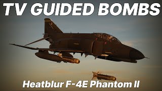 How to use TV Guided Bombs  DCS F4E Phantom II [upl. by Anitnahs]