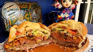 Torta Mexicana Antojito [upl. by Assetniuq]