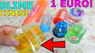 SLIME CINESI COMPRATI AD 1 EURO COME SARANNO iolanda sweets [upl. by Barb155]