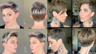 Edgy Messy Short Pixie Cut  Undercut Edgy Messy Short Pixie Cut  Pixie Cut Vibes [upl. by Cerallua]