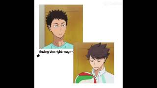 Iwaoi edit haikyuu iwaizumihajime oikawatooru iwaoi [upl. by Ahsinor]