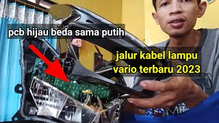 warna kabel lampu vario 125 terbaru 2023 [upl. by Smoot103]