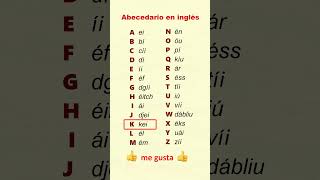 Aprenda el abecedario en ingles en en 1 minuto [upl. by Aramoix]