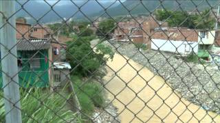 Protesta de comunidad por quebrada La García terminó en disturbios Noticias  TeleMedellin [upl. by Lorette]