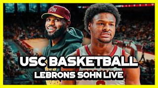 College Basketball live bei USC 🏀 LA Vlog [upl. by Acinnor]