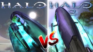 Halo Combat Evolved vs Halo 2  Direct Comparison [upl. by Baylor919]